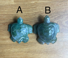 Load image into Gallery viewer, Moss Agate Turtles
