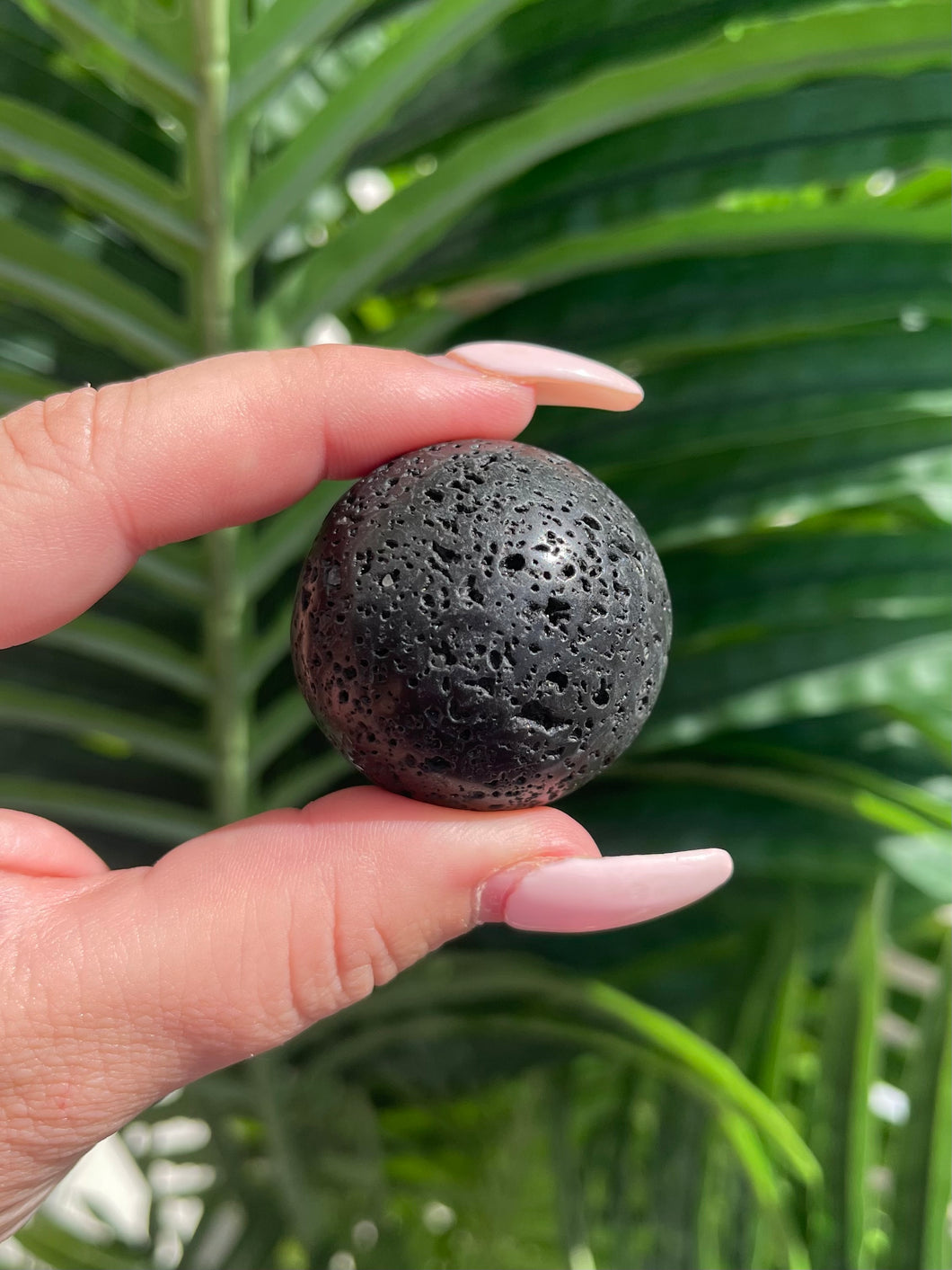 Polished Lava Rock Sphere