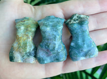 Load image into Gallery viewer, Moss Agate goddess bodies (medium sz)
