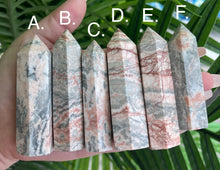 Load image into Gallery viewer, Pink Zebra Jasper Towers
