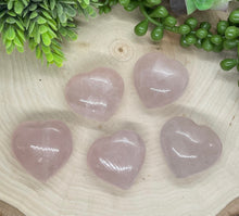 Load image into Gallery viewer, Rose Quartz  Hearts
